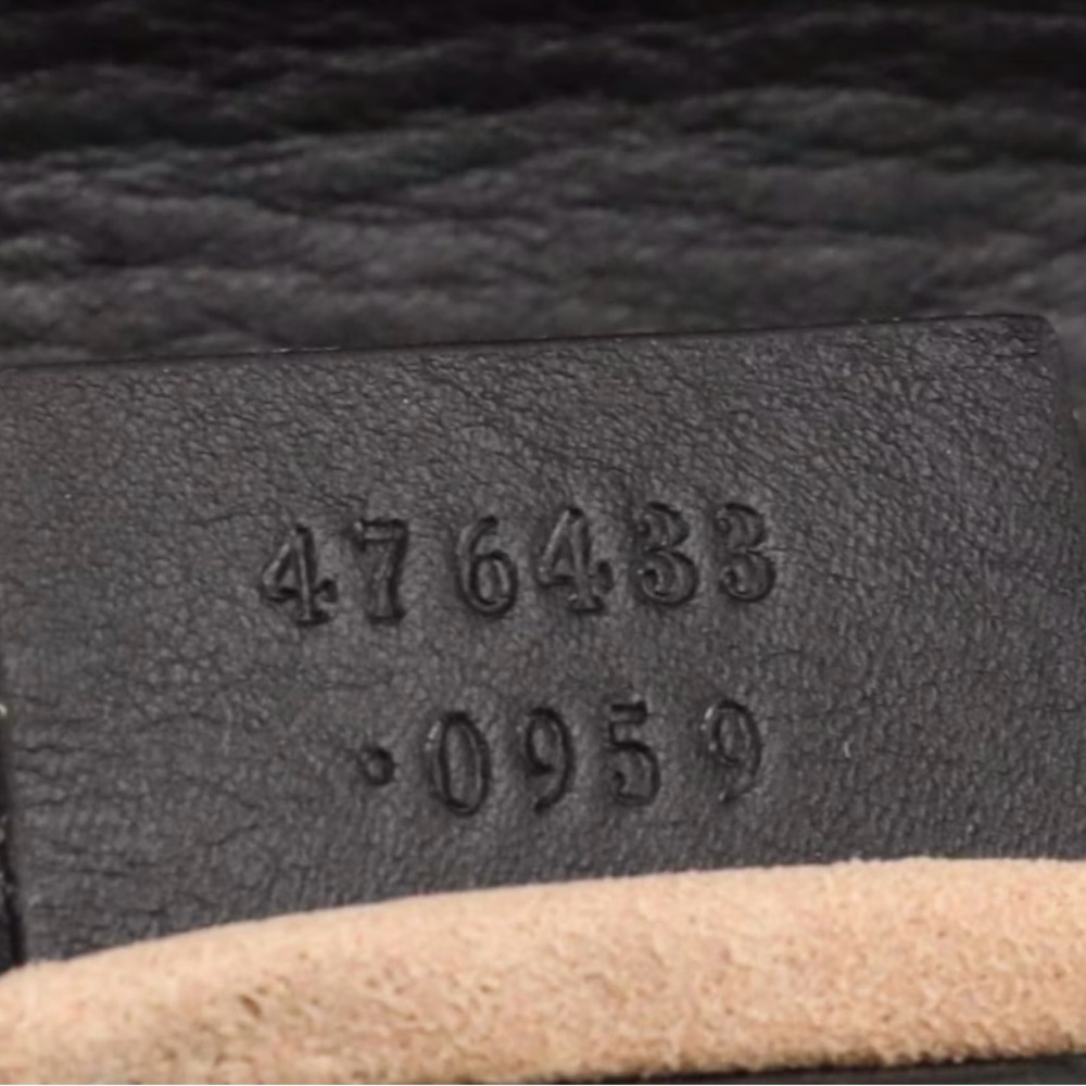 Mini Gucci Black Quilted Crossbody Bag with Gold Chain - Picture 7 of 7